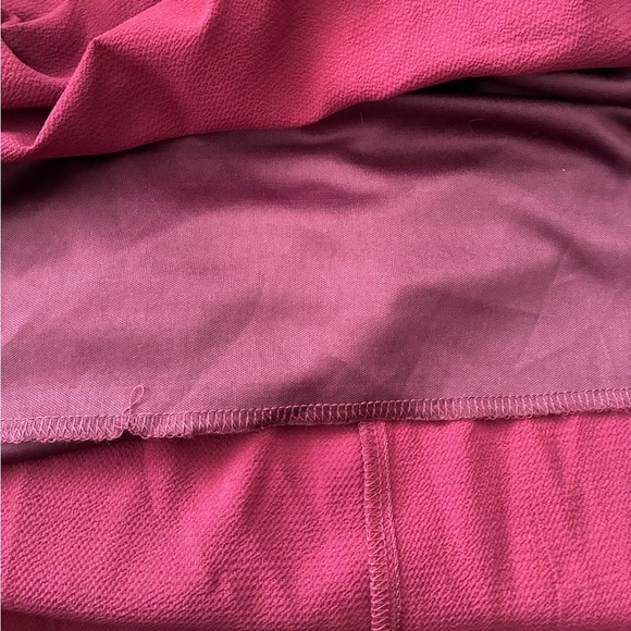 Charlotte Russe Burgundy Cold-Shoulder Halter Ruffles  Plus Size Chiffon Dress - Picture 10 of 10